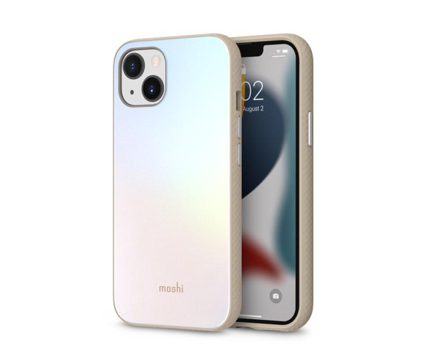 MOSHI Etui iGlaze do iPhone 13 (system SnapTo) (Astral Silver) - 1374554 - zdjęcie 3